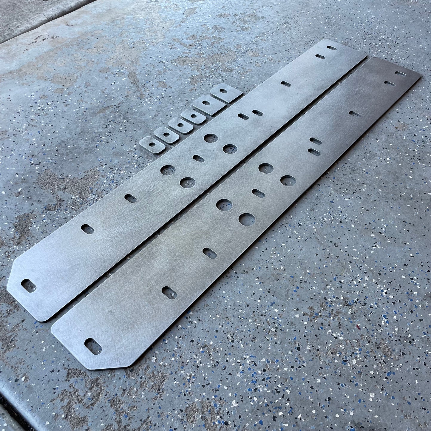 Toyota Tacoma Shortbed (16-23) Bolt on Rock Slider Frame Plate Kit