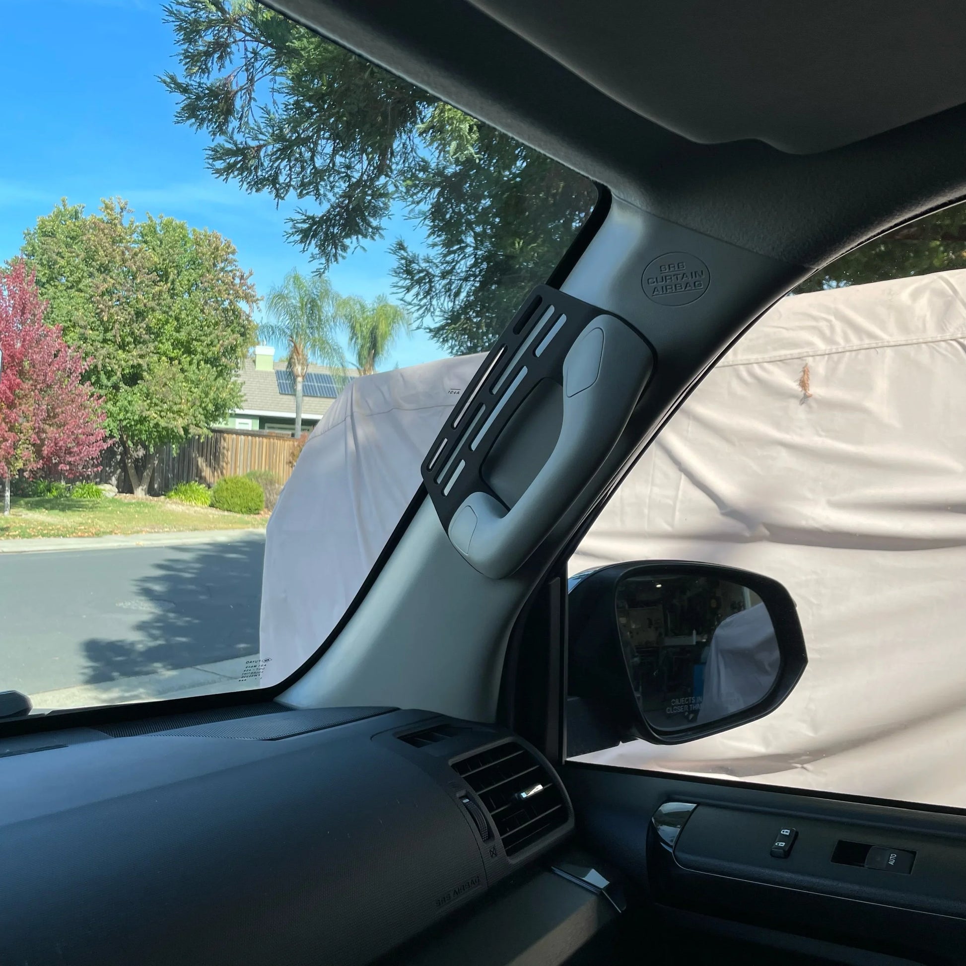 2010-2024 Toyota 4Runner (5th Gen) A-Pillar Grab Handle Accessory Mount For Phones Ham Radios Switch’s Winch Controller Cams Overlanding