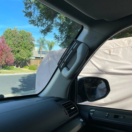 2010-2024 Toyota 4Runner (5th Gen) A-Pillar Grab Handle Accessory Mount For Phones Ham Radios Switch’s Winch Controller Cams Overlanding