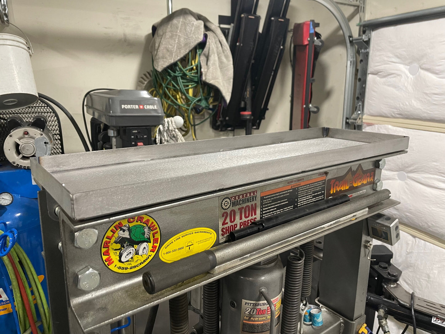 Upper Tool Tray Bolt on - Harbor Freight 20 Ton Press