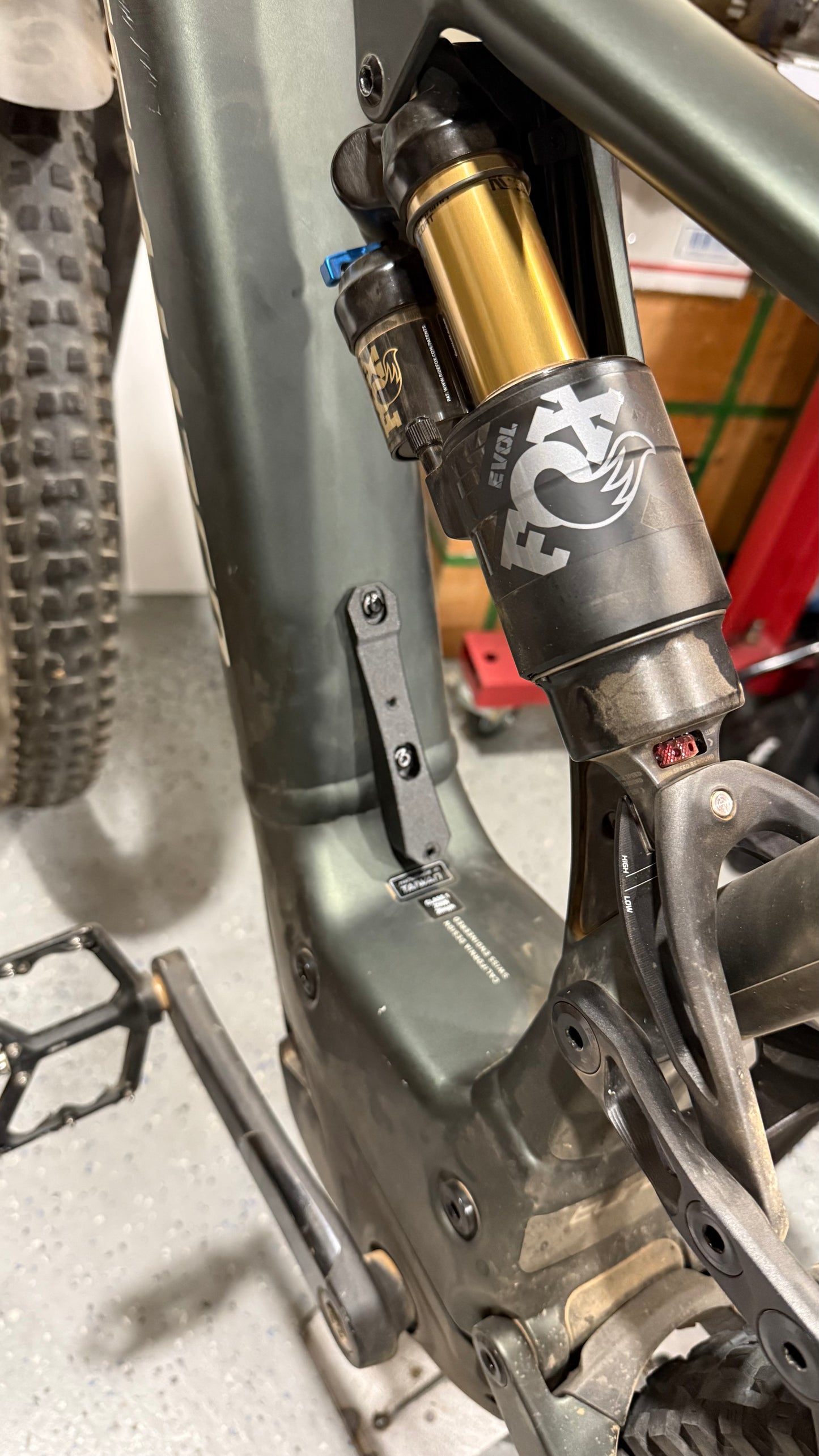 Specialized Turbo LEVO Gen2 Water Bottle Cage Relocation