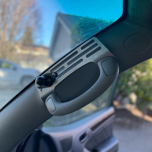 2003-2009 Toyota 4Runner (4th Gen) A-Pillar Grab Handle Accessory Mount For Phones Ham Radios Switch’s Winch Controller Overlanding