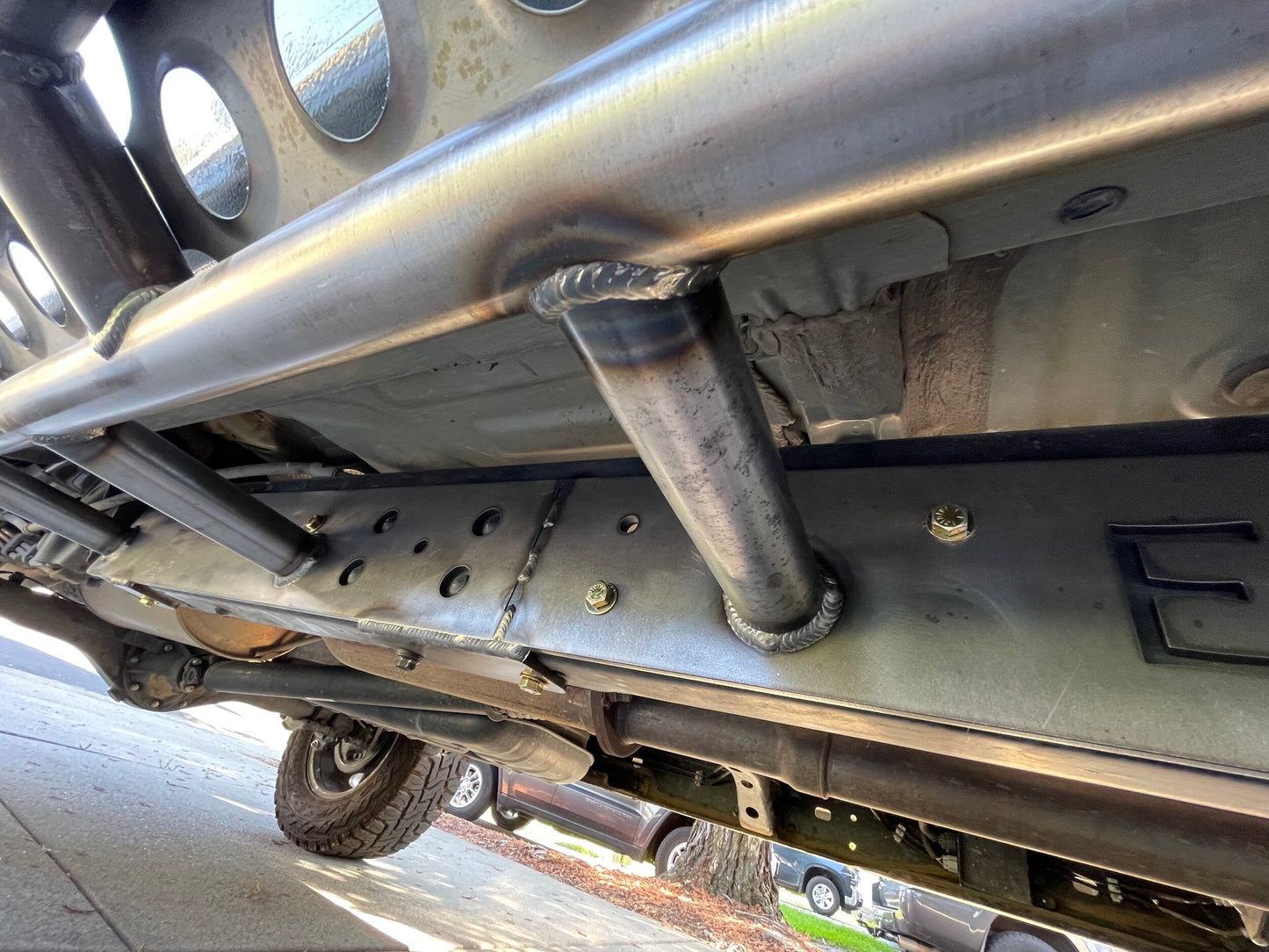 Toyota Tacoma Longbed (16-23) Bolt on Rock Slider Frame Plate Kit