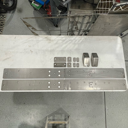 Toyota Tacoma Longbed (16-23) Bolt on Rock Slider Frame Plate Kit