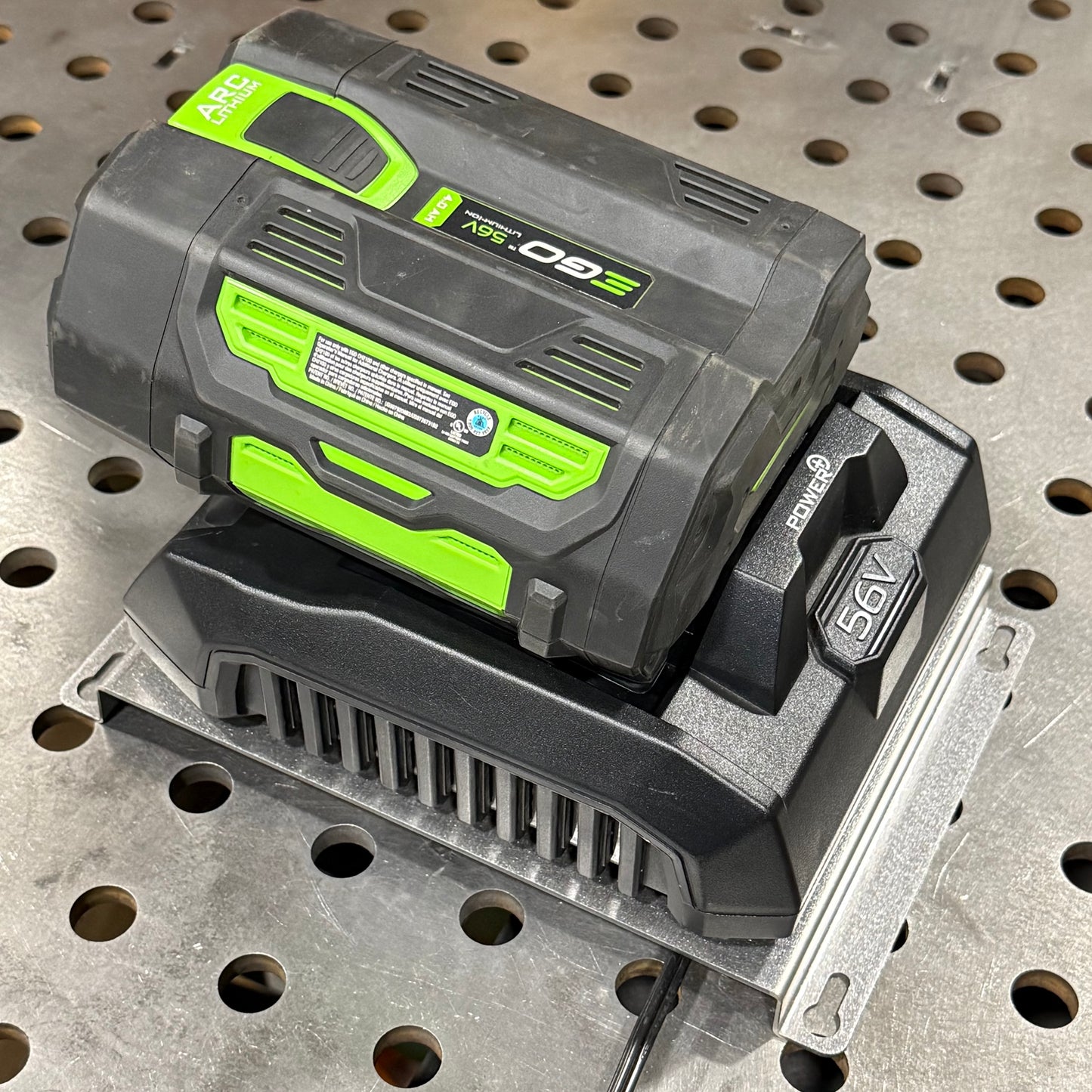 EGO 56-Volt Battery Charger Steel Wall Mount