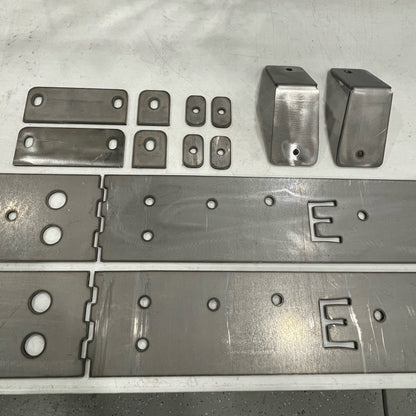 Toyota Tacoma Longbed (16-23) Bolt on Rock Slider Frame Plate Kit
