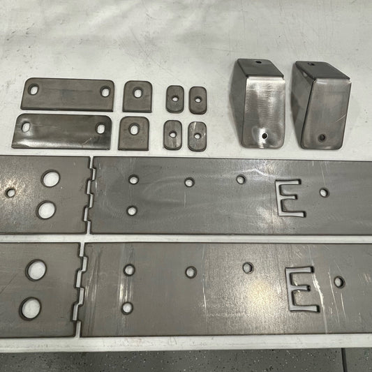 Toyota Tacoma Longbed (16-23) Bolt on Rock Slider Frame Plate Kit