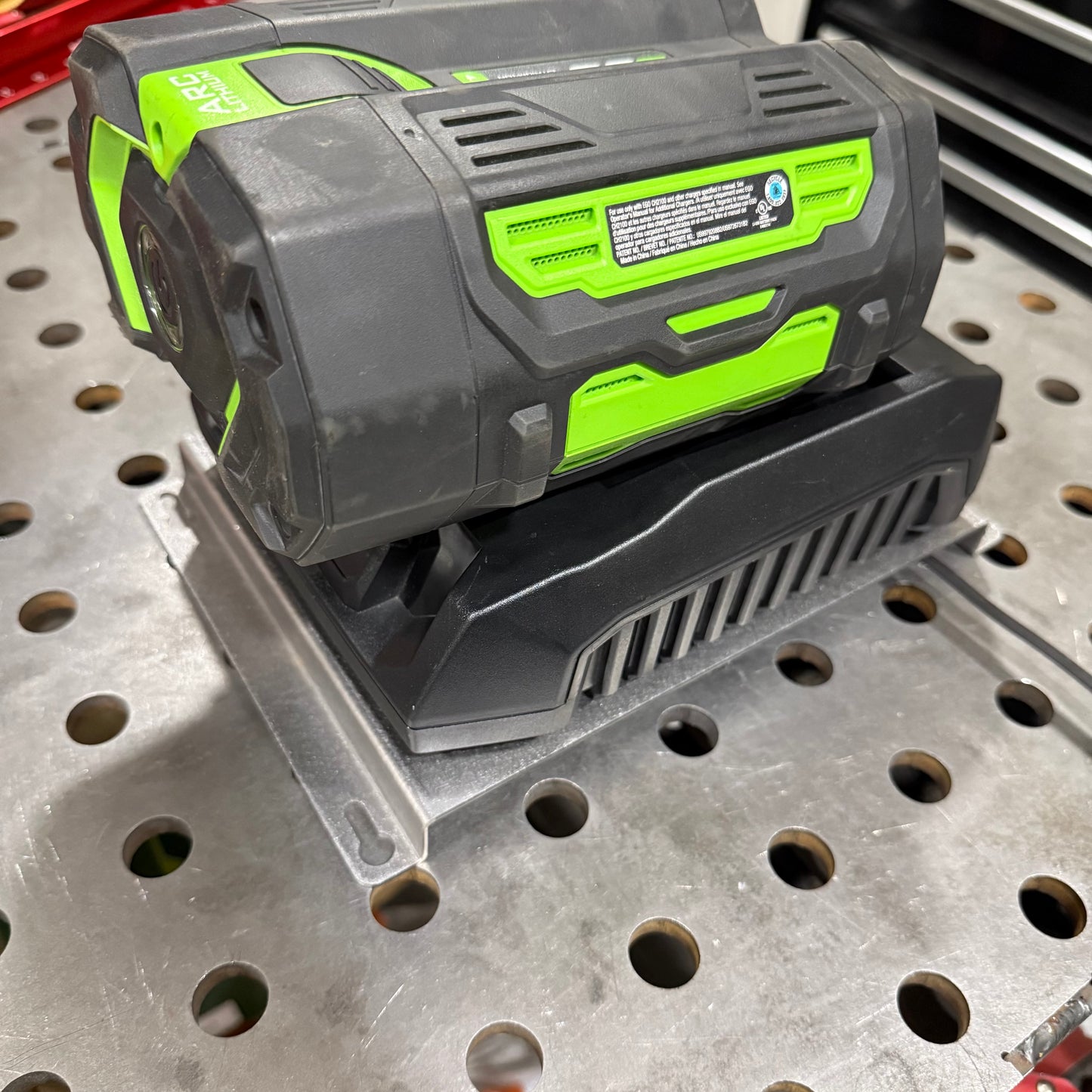 EGO 56-Volt Battery Charger Steel Wall Mount