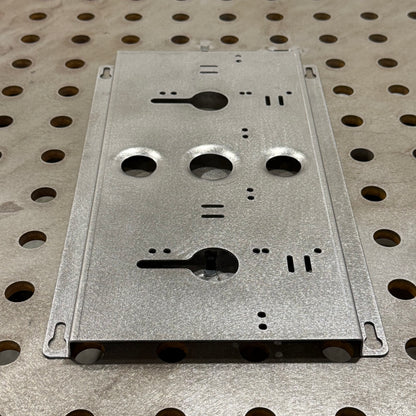 Double Charger Wall Mount Plate Milwaukee DeWalt Ridged For Van Truck Shop Contractor