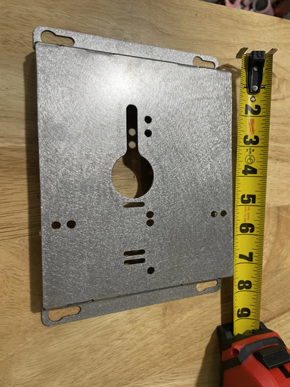 Charger Wall Mount Plate Milwaukee DeWalt Ridged - For Van Truck Shop