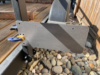 Flat Mount License Plate Holder Trailer Flatbed RV Heavy Duty Steel