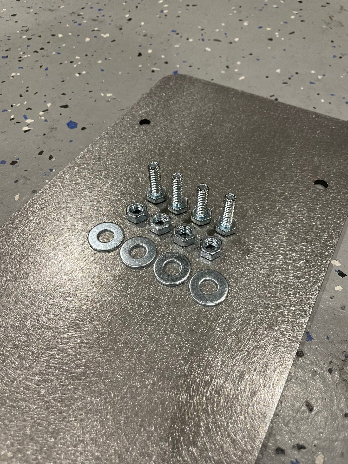 License Plate Mount Bolt On Flat Heavy Duty Steel Trailer Flatbed RV Camper